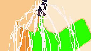I love this hentai blowjob with big dick in pixel art