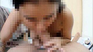 Melanie PAYS WITH ANAL to the mechanic fixing her car.