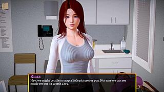 My new family 402 with brunette and redhead characters