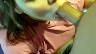 how deep can thick bbw lexi suck this rock hard cock for a facial?