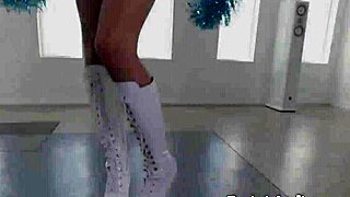 want to see shaved babe's footjob in pov?