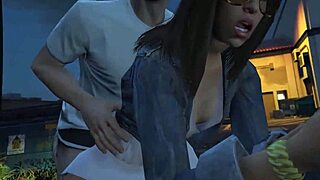 In gta 5, my online character gets a hooker in the car 😎