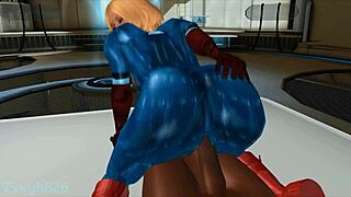 hey, check captain marvel on a secret mission in 3d!