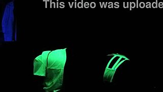 Detailed POV sex with Dayanara under black light in amateur fetish scene