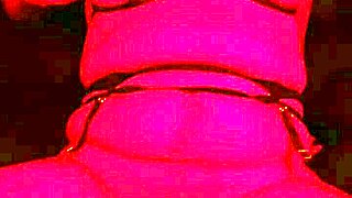 what's this milf model doing with her ass and small tits during the massage?