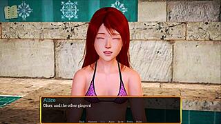 my new family has small tits and redhead 😊