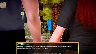 my new family has small tits and redhead 😊