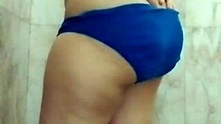 big boobs gorgeous girlfriend self fucking in bathroom!