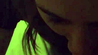 Haley Anthony gags on deepthroat blowjob