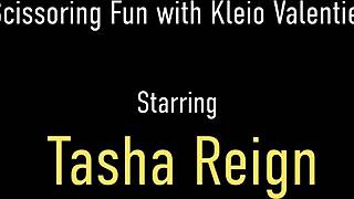 Busty beauty tasha reign performs on webcam for amateurs