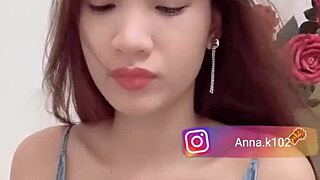 Instagram Anna K102 Showing Her Flat Chest