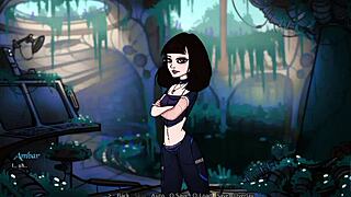 once a porn a time - memorias de melisandre with cartoon game anime hentai.