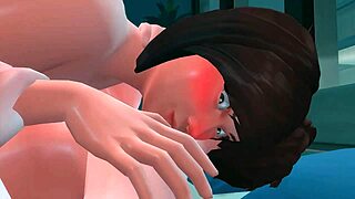Couple Has Passionate Sex in Sims 4