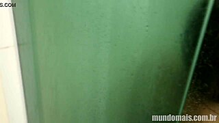 big black guy bathes and gets sucked by white guy