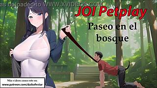 Joi anal petplay walking you on leash