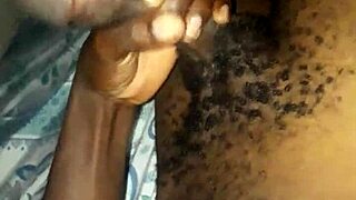 Kenyan Black Guy Strokes His Massive BBC