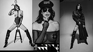 Sexy brunette milf stepmom rates your cock in bold homemade amateur scene