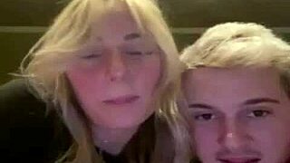 Watching a periscope stream of a teen blonde girl part one