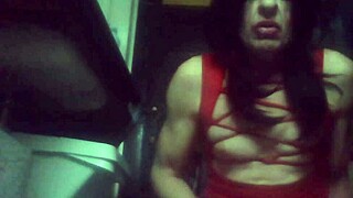 Oh, That Tranny Bitch Gets A Cumshot After Anal!