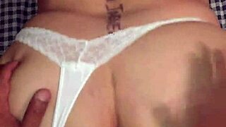 Opening my wife's big ass in lingerie, ready for doggystyle?