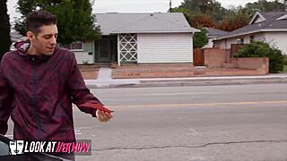 edible aubrey is a horny meter maid and has her pussy fucked by alex legend - look at her now