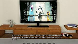 playing a hentai game with handjobs and anime characters