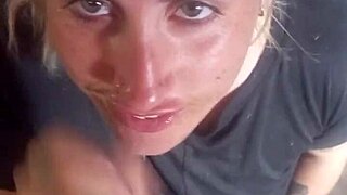 DE LA BOCA A LA COLA - homemade blonde deepthroat and anal action