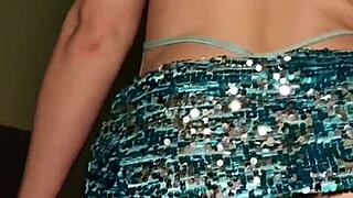 sexy cutie fondles herself, masturbates tight pussy till she cums