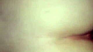 Slut takes intense backshots in doggystyle position with bareback action and creampie