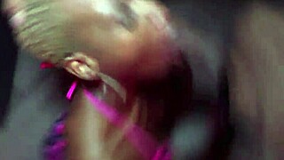 Wanna take a ride with Monica Denali on this long black cock?