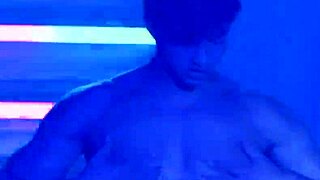 Handsome Brazilian Stripper Rips Clothes In Seductive Striptease Performance