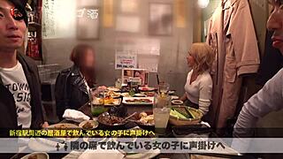 Asian amateur gives blowjob and facial squirting.