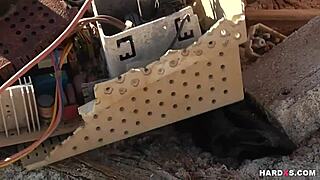 naughty blonde handles two cocks in threesome!