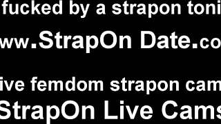 Is she fucking my ass hard with big black strapon?