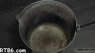 Taming leather pet with femdom blowjob and bondage 😏