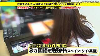 asian amateur gives blowjob and gets facial in full version