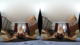 Brandi Love in Lingerie Seduces for POV Blowjob in MilfVR Groupie Scene