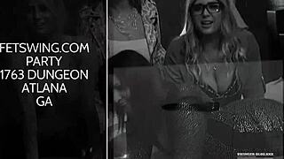 Do You Want To See This Hot Blonde Sucking Dick In A Swingers Foursome?