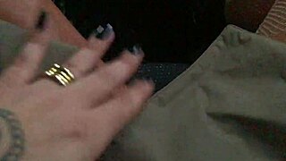 Peruvian girl lets uber driver play with pussy