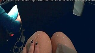 Peruvian girl lets uber driver play with pussy