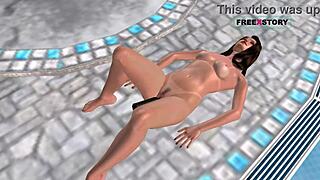 Why Is This Cute Girl Masturbating with a Bottle?