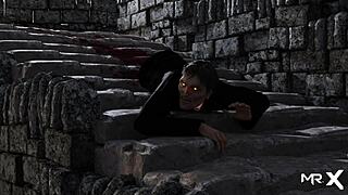 lust epidemic dungeon game with pregnant character