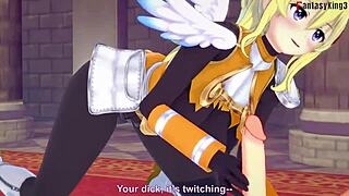 Lalatina Dustiness Darkness sucking dick in POV boobjob