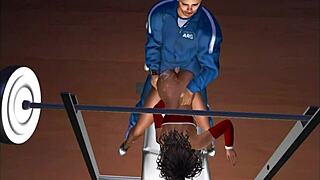 Groped Hard at the Inclined Bench Session