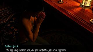 Father Jack says, Join me in this erotic pleasure.