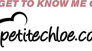 Petitechloe Gets Horny During Breakfast and Uses Her Dildo