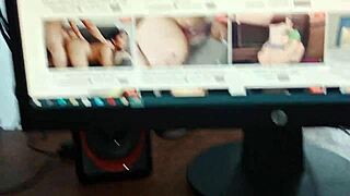 Intimate encounter with my stepsister's voluptuous Colombian figure, a fantasy come true for my well-endowed manhood