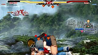 Brian battles Ryougi Shiki in cartoon anime sex