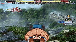 Brian battles Ryougi Shiki in cartoon anime sex