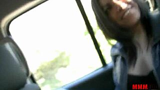 Cute Latina teen feels outdoor fuck pleasure